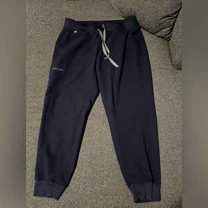Figs Navy Blue Drawstring Jogger Pants